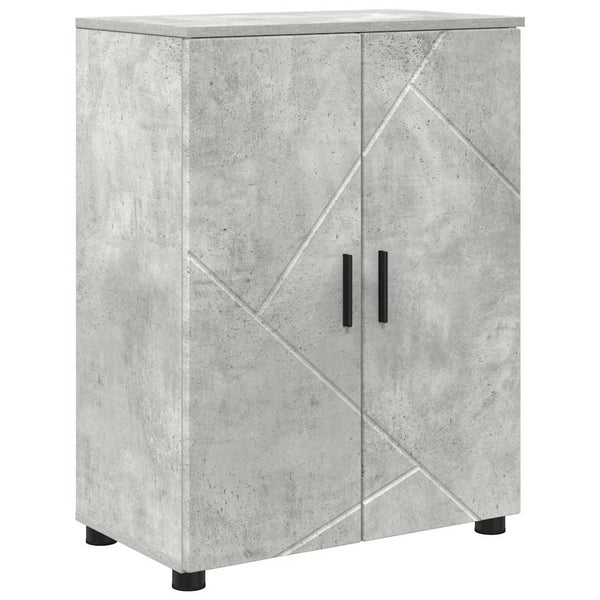 Kylpyhuonekalustesetti 4 kpl Betoni Harmaa 35 x 30 x 192 cm