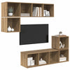 4 pcs TV-tasosetti Artisan tammi Tekninen puu