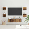 TV-tasosetti 6 pcs Vanha puu Keskikoko 120 x 30 x 30 cm