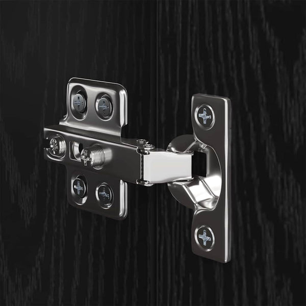 TV-tasosetti 7 pcs Musta tammi. 30,5 x 30 x 60 cm Tekninen puu