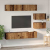 TV-tasosetti 6 pcs Vanha puu Keskikoko Tekninen puu