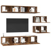 TV-tasosetti 6 pcs Vanha puu Keskikoko Tekninen puu
