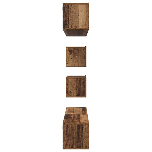 TV-tasosetti 6 pcs Vanha puu Keskikoko Tekninen puu