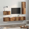 TV-kaapistosetti 4 pcs Vanha puu 200 x 30 x 30 cm Tekninen puu