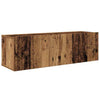 TV-kaapistosetti 4 pcs Vanha puu 200 x 30 x 30 cm Tekninen puu