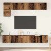 TV-tasosetti 5 osaa Vanha puu 100 x 30 x 30 cm Tekninen puu