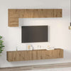 TV-tasosetti 5 pcs artesaani tammi 100 x 30 x 30 cm