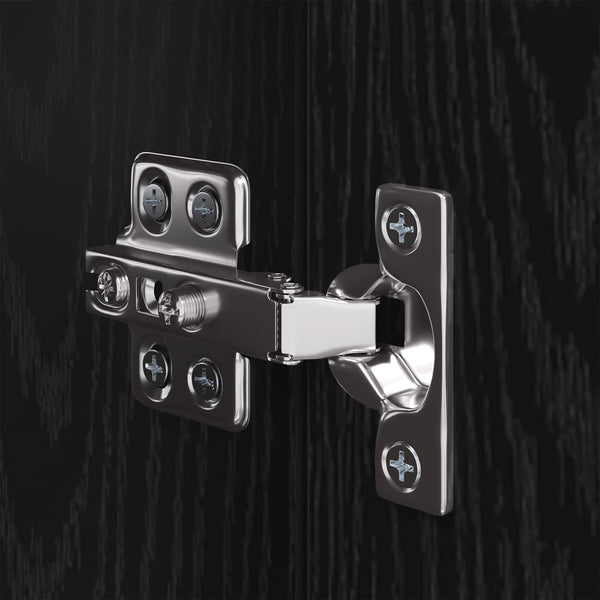 TV-tasosetti 10 pcs Musta tammi. 30,5 x 30 x 90 cm Tekninen puu