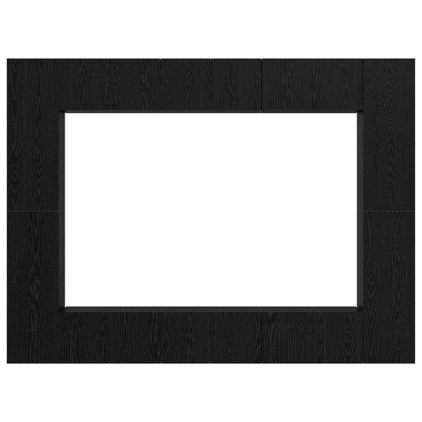 TV-tasosetti 10 pcs Musta tammi. 30,5 x 30 x 90 cm Tekninen puu