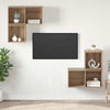 TV-tasosetti 4 pcs Tekninen puu Artisan tammi