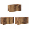 TV-tasosetti 8 pcs Vanha Puu 60 x 30 x 30 cm Tekninen puu