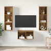 TV-tasosi Vanha Puu 37 cm x 37 cm x 107 cm Tekninen puu