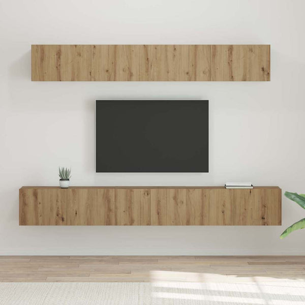 TV-tasosetti 5 kpl Artisan tammi Tekninen puu