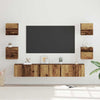 TV-tasosetti 7 pcs Vanha puu 60 x 30 x 30 cm Tekninen puu