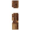 TV-tasosetti 7 pcs Vanha puu 60 x 30 x 30 cm Tekninen puu