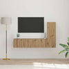 TV-tasosetti 3 pcs artesaani tammi 60 x 30 x 30 cm Tekninen puu