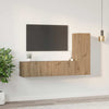 TV-tasosetti 3 pcs artesaani tammi 60 x 30 x 30 cm Tekninen puu