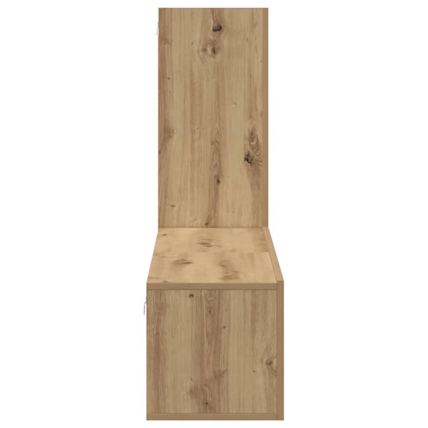 TV-tasosetti 3 pcs artesaani tammi 60 x 30 x 30 cm Tekninen puu