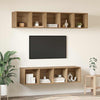 Tekninen puu TV-tasosetti 4 pcs Artisan tammi