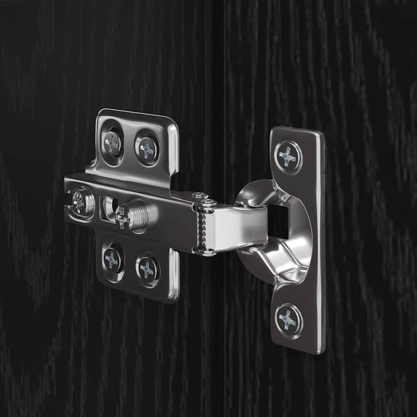 5 pcs Musta tammi TV-tasosetti seinäkiinnitettävä. Tekninen puu