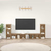 TV-tasosetti 4 pcs Artisan tammi 37 x 35 x 107,5 cm