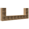 TV-tasosetti 4 pcs Artisan tammi 37 x 35 x 107,5 cm