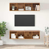 TV-tasosetti 2 pcs Vanha Puu 37 x 37 x 142,5 cm Tekninen puu