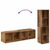 TV-tasosetti 2 pcs Vanha Puu 37 x 37 x 142,5 cm Tekninen puu