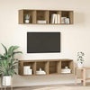 TV-tasosetti 2 pcs Artisan tammi 37 x 37 x 142,5 cm