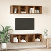 TV-tasot 4 osaa Vanha Puu 37 x 37 x 72 cm Tekninen puu