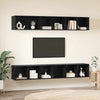 TV-tasosetti 4 pcs Musta tammi. 37 x 37 x 107,5 cm Tekninen puu