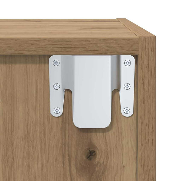 TV-tasosetti 4 pcs Artisan tammi 37 x 37 x 107,5 cm