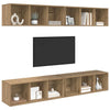 TV-tasosetti 4 pcs Artisan tammi 37 x 37 x 107,5 cm
