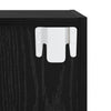 TV-tasosetti 4 pcs Musta 37 x 37 x 142,5 cm Tekninen puu