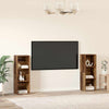TV-tasosetti 2 pcs Vanha Puu 107 x 35 x 37 cm Tekninen puu