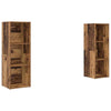 TV-tasosetti 2 pcs Vanha Puu 107 x 35 x 37 cm Tekninen puu