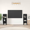 TV-tasosetti 2 pcs Musta tammi. 107 x 35 x 37 cm Tekninen puu