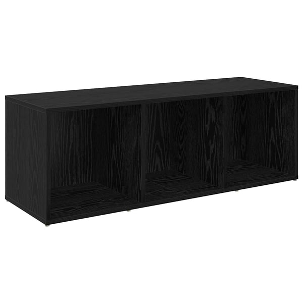 TV-tasosetti 2 pcs Musta tammi. 107 x 35 x 37 cm Tekninen puu