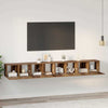 TV-tasosetti 4 pcs Vanha Puu 60 x 30 x 30 cm Tekninen puu