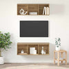 TV-tasosetti 2 pcs Artisan tammi 37 x 37 x 107 cm Tekninen puu