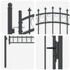 Aitausportti piikeillä EMMEN 104 x 117 cm Lukittava