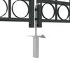 Aitausportti ASSEN 301 x 175,5 cm Teräs Harmaa Lukittava