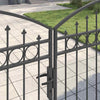 Aitausportti ASSEN 401 x 224,5 cm Teräs Harmaa Lukittava