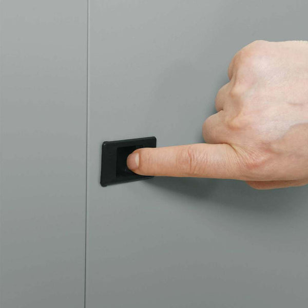 Verkkokaappi säilytystilassa Harmaa 53 x 45 x 21 cm Teräs