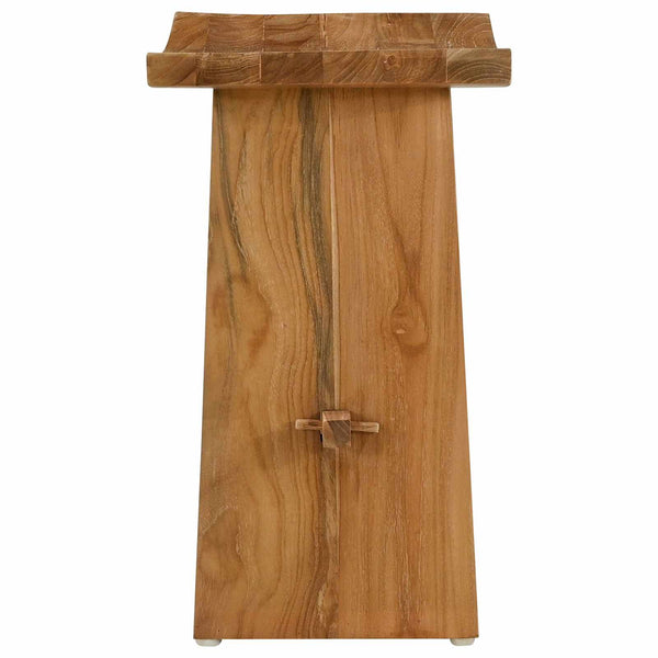 Kylpyhuoneen jakkara Ruskea 50 x 29,5 x 50,5 cm Tiikkipuu