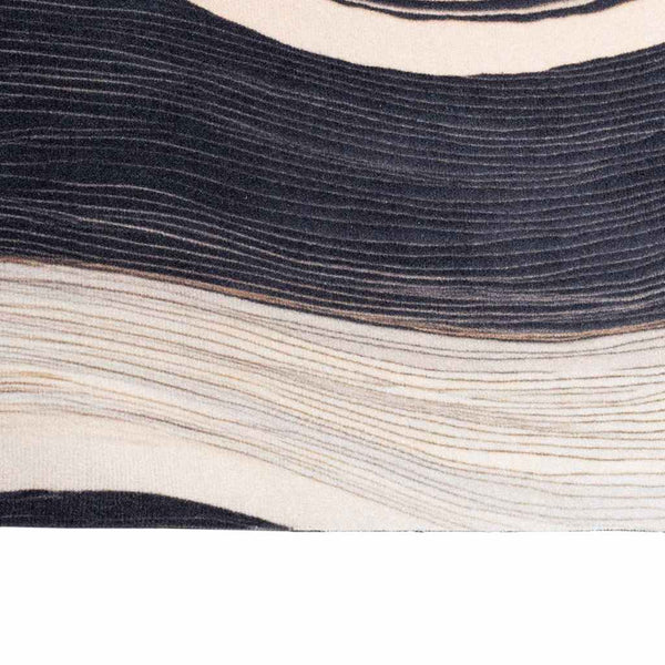 Keittiömatto Art Deco Musta 300 x 60 cm Sametti