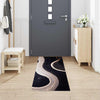 Keittiömatto Art Deco Musta 300 x 60 cm Sametti