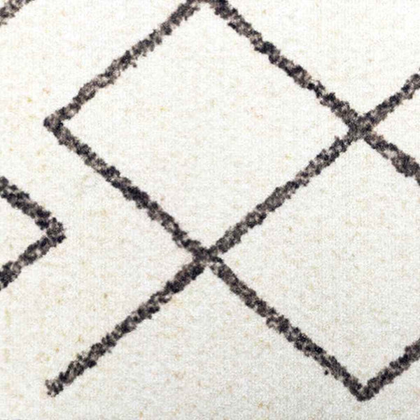 Keittiömatto Valkoinen 180 x 60 cm Sametti