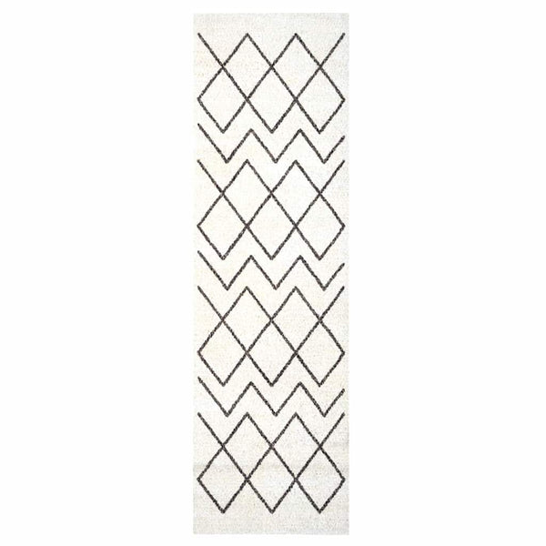 Keittiömatto Valkoinen 150 x 45 cm Sametti