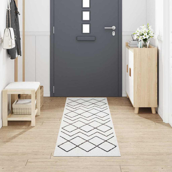 Keittiömatto Valkoinen 300 x 60 cm Sametti